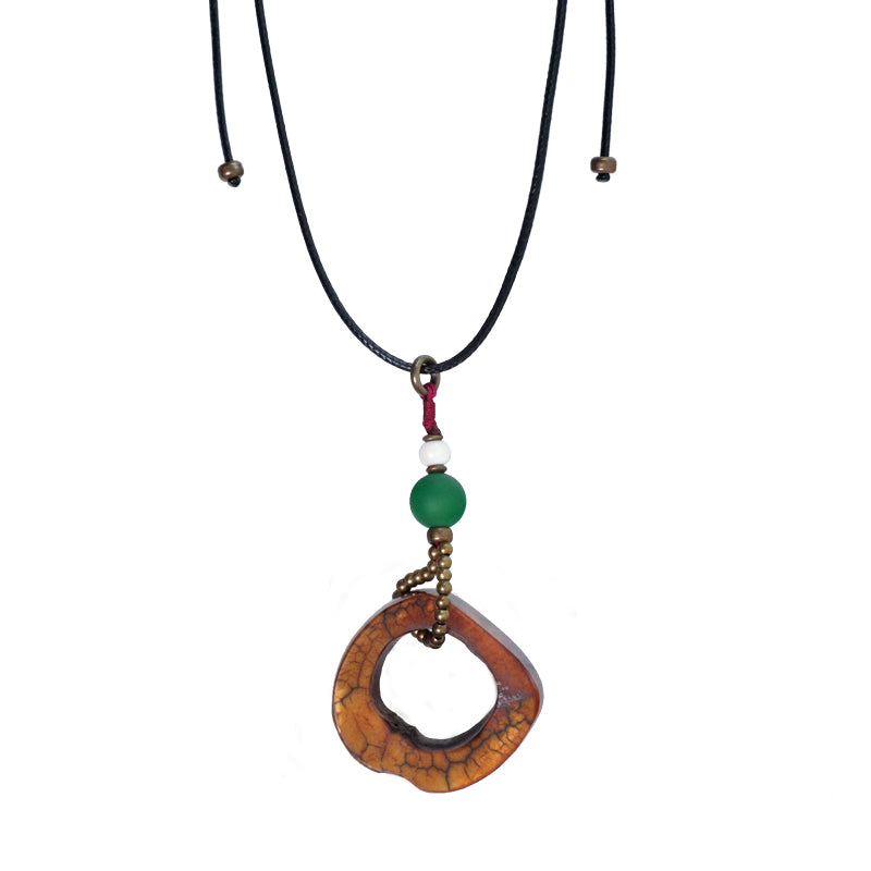 【Yak Contract】Smoked Ox Bone Necklace