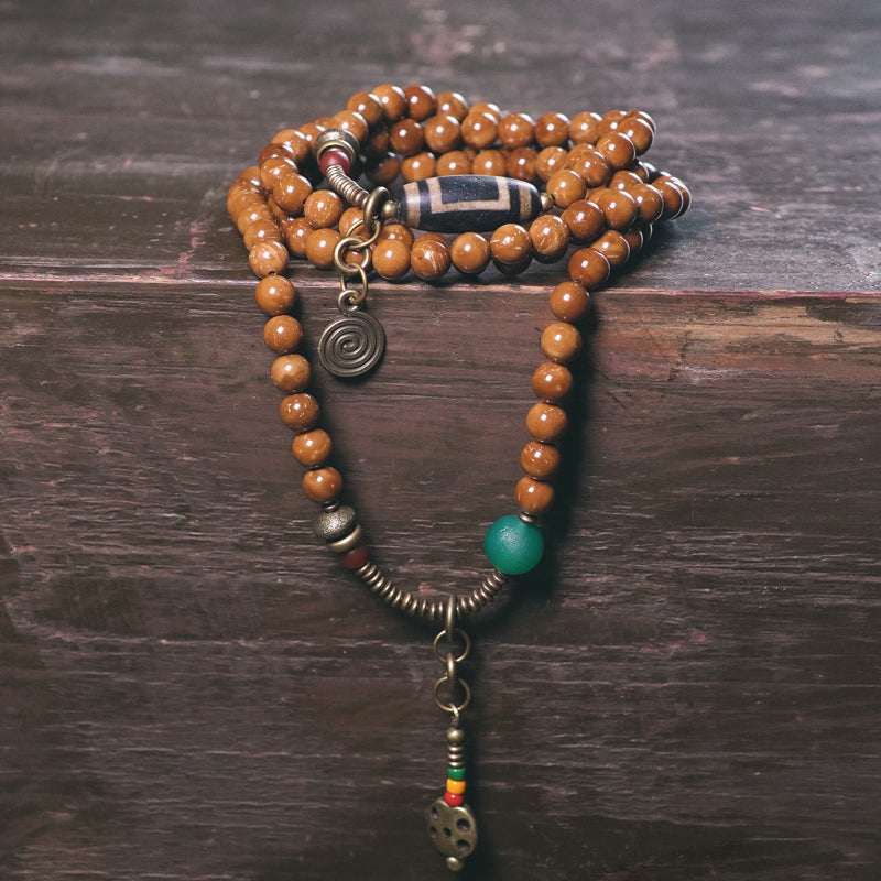 【Time Emblem】Ancient Technique Kukku Wood Bracelet