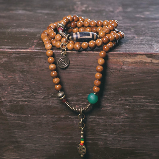 【Time Emblem】Ancient Technique Kukku Wood Bracelet