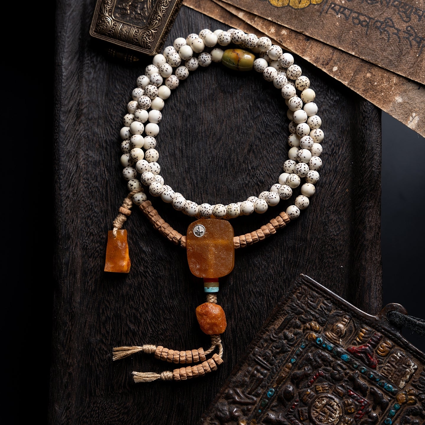 【Star and Moon Bodhi】108 Bead Bracelet