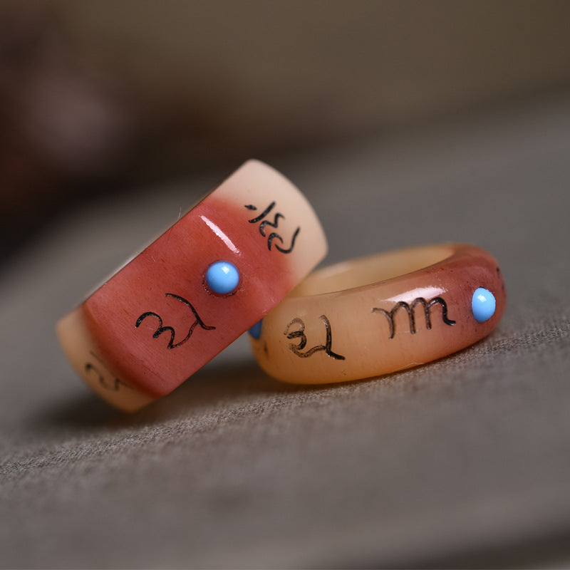 【Full Blood Carving】Natural Zircon Ring