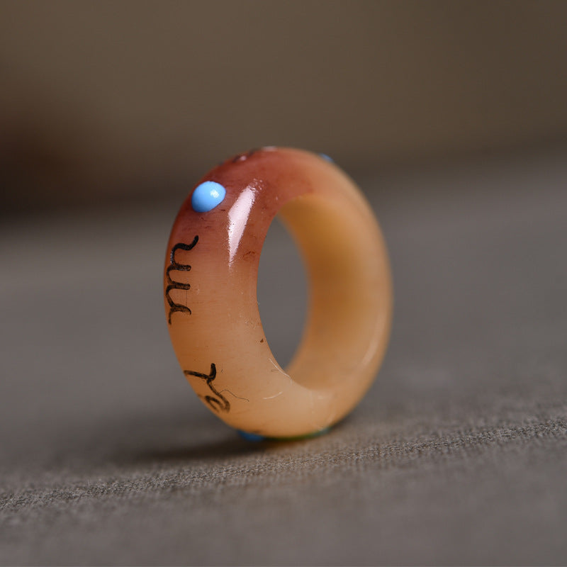 【Full Blood Carving】Natural Zircon Ring