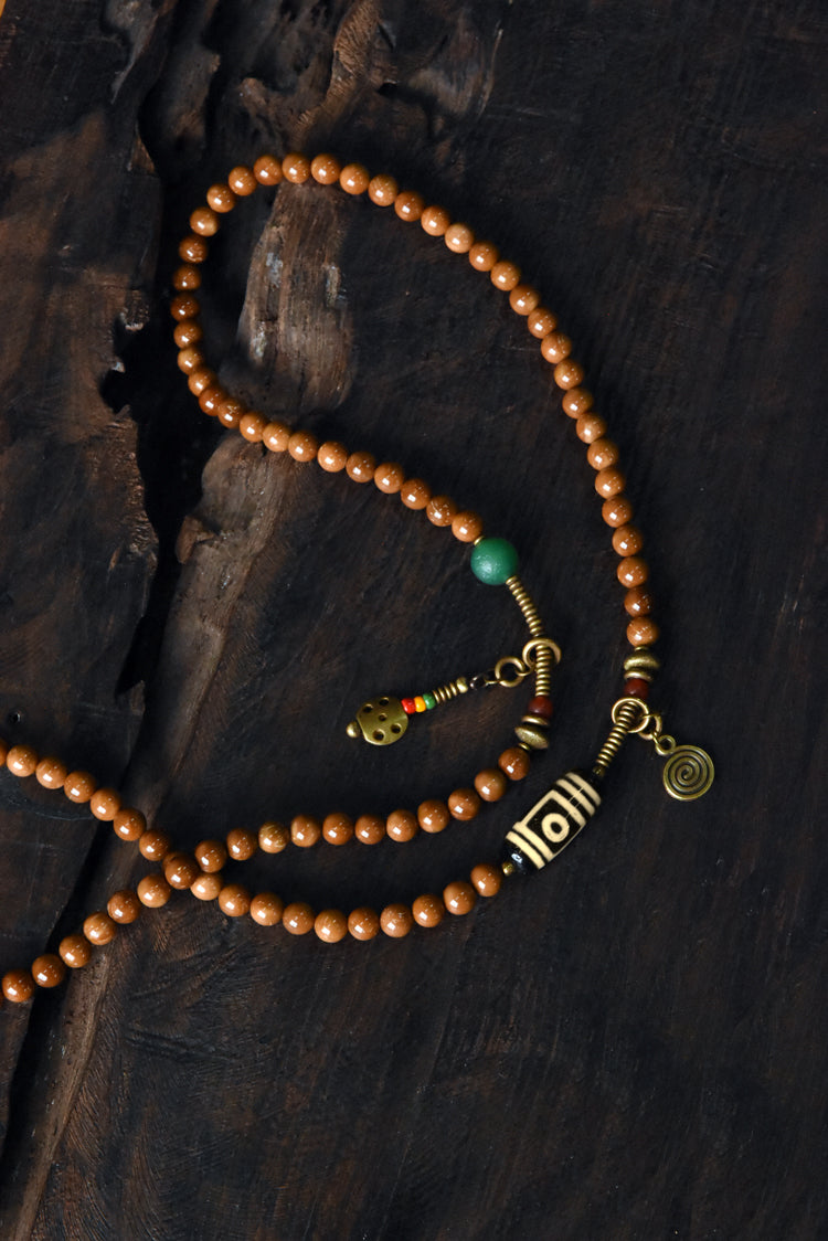 【Time Emblem】Ancient Technique Kukku Wood Bracelet