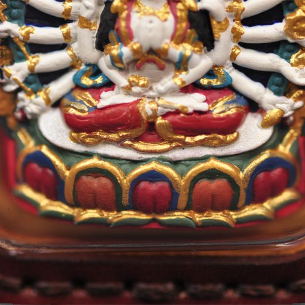 【Soul hand painting】Tibetan zhunti Buddha mother Pendant