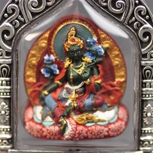 【Soul hand painting】Tibetan hand painted Buddha Pendant