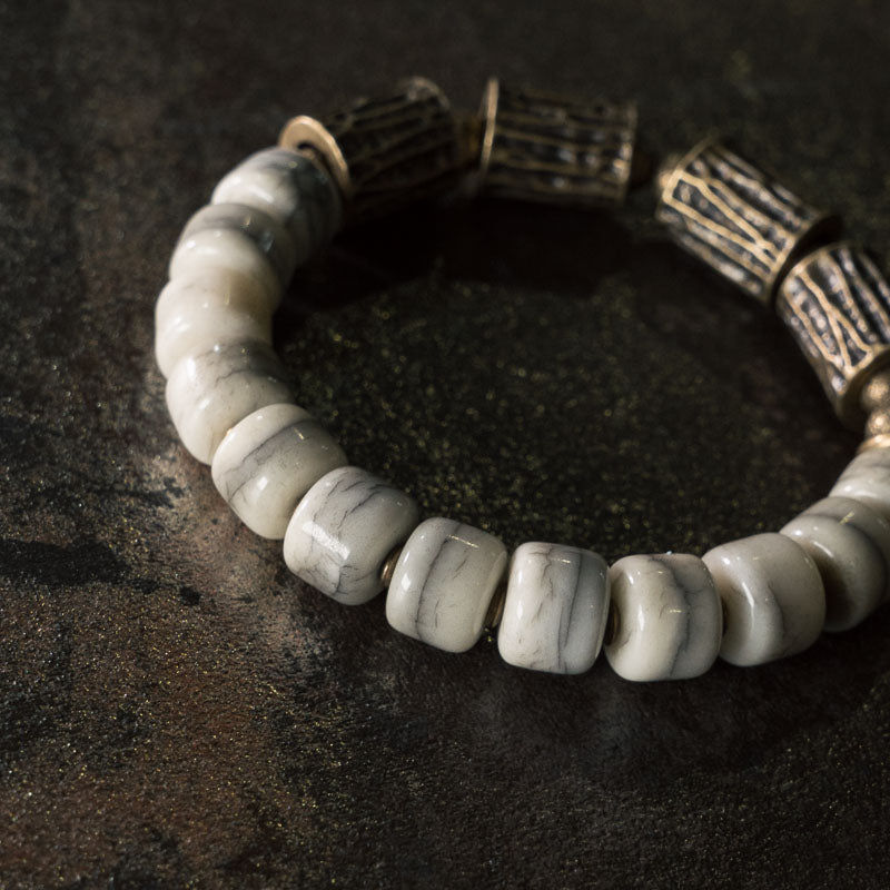 【The Wild Years】Yak Bone / Bronze Bracelet