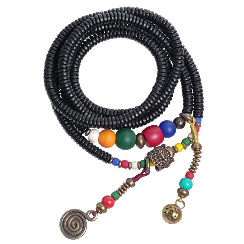 【Breath of Earth's Pulse】Black Sandalwood Multi-Element Bracelet
