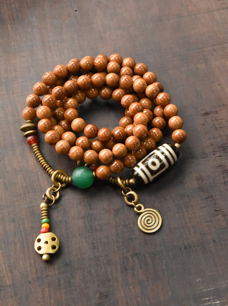 【Time Emblem】Ancient Technique Kukku Wood Bracelet