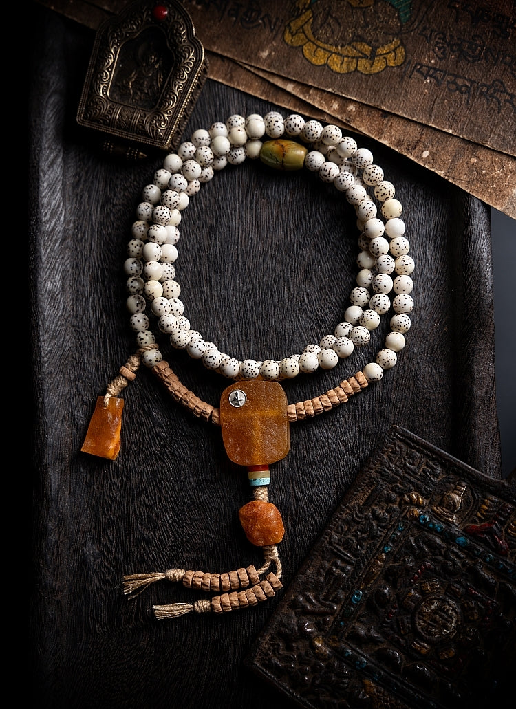 【Star and Moon Bodhi】108 Bead Bracelet