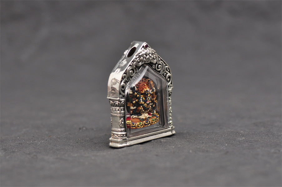 【Soul hand painting】Tibetan hand painted Buddha Pendant