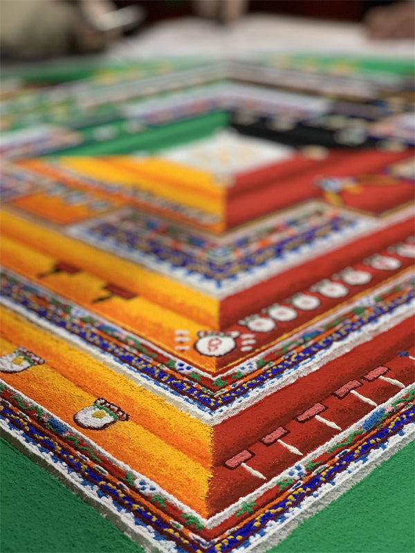 【Soul hand painting】Tibetan hand painted Buddha Pendant