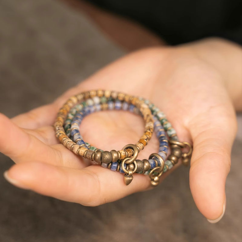 【Aura of Wood】Tree Fossil / Bronze Bracelet