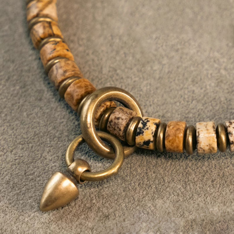 【Aura of Wood】Tree Fossil / Bronze Bracelet